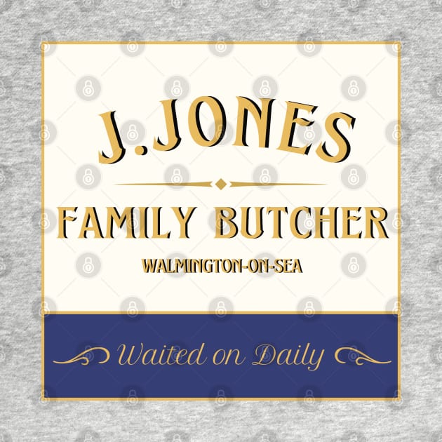 Jones Butcher Dad's Army Private Jones Mainwaring Pike by SonnyBoyDesigns